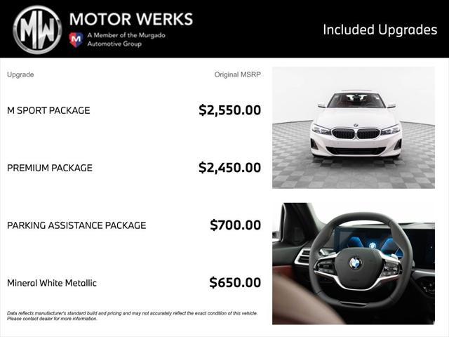 new 2025 BMW 330 car, priced at $52,675
