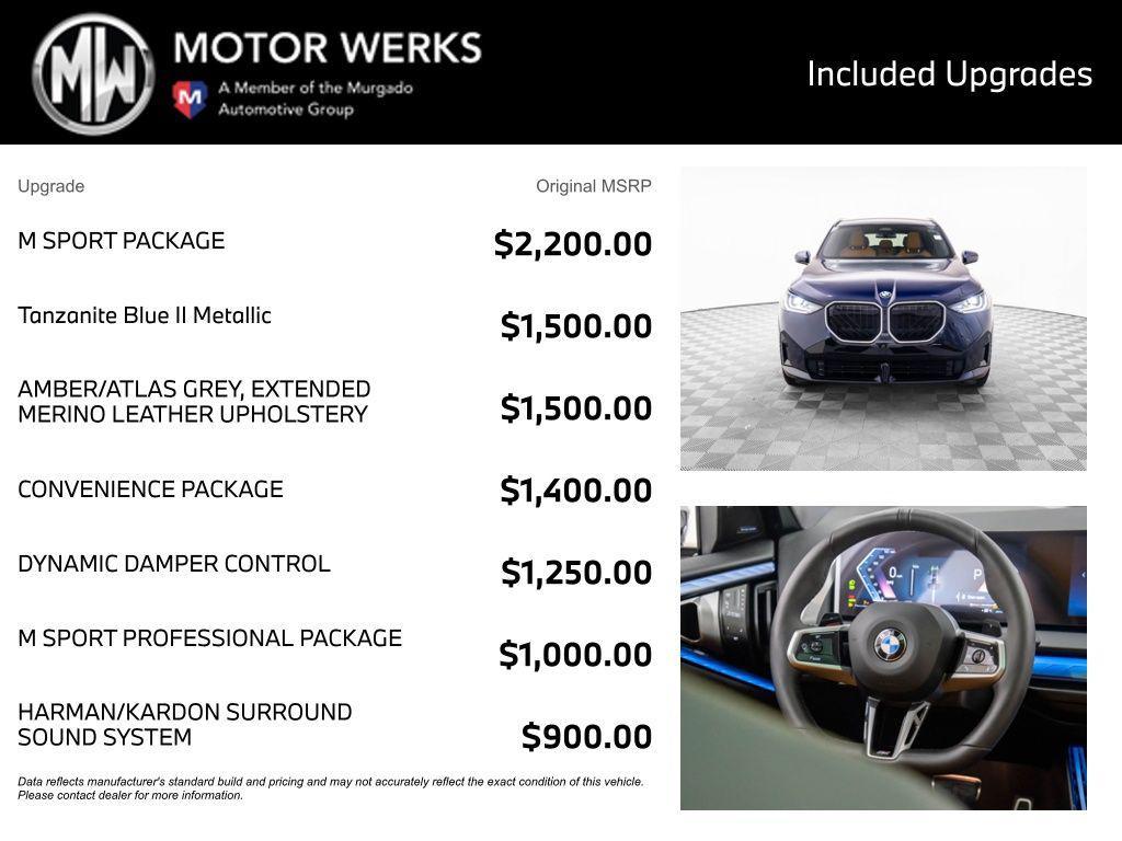 new 2026 BMW X3 car, priced at $61,665