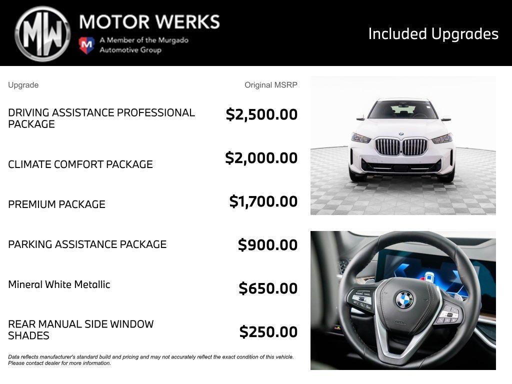 new 2026 BMW X5 car, priced at $78,475