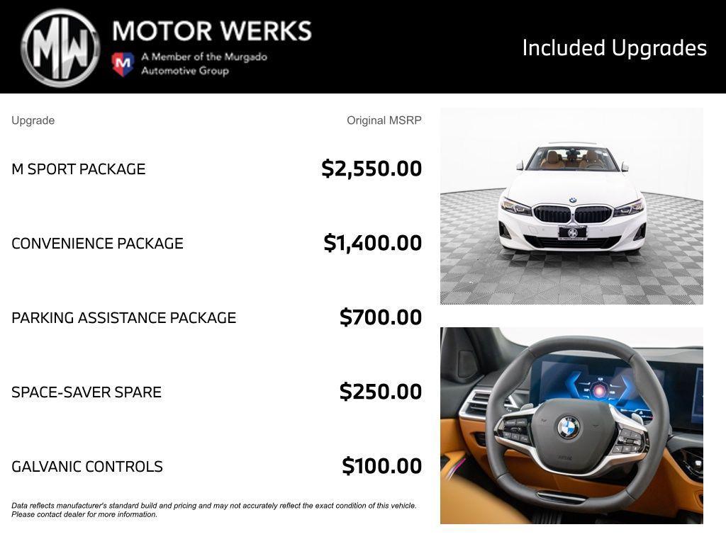 new 2025 BMW 330 car, priced at $50,875
