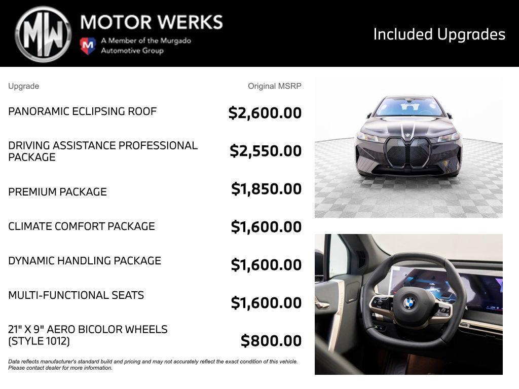 new 2026 BMW iX car, priced at $89,735