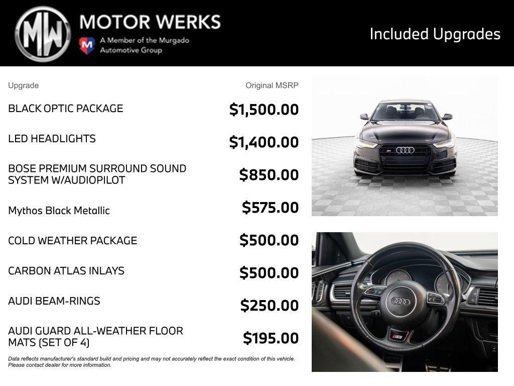 used 2016 Audi S6 car, priced at $26,000