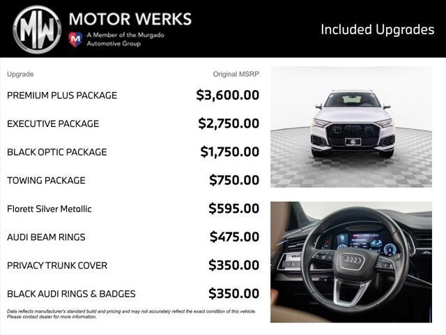 used 2022 Audi Q7 car, priced at $33,200