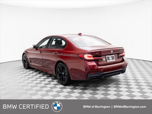 used 2022 BMW M550 car, priced at $57,100