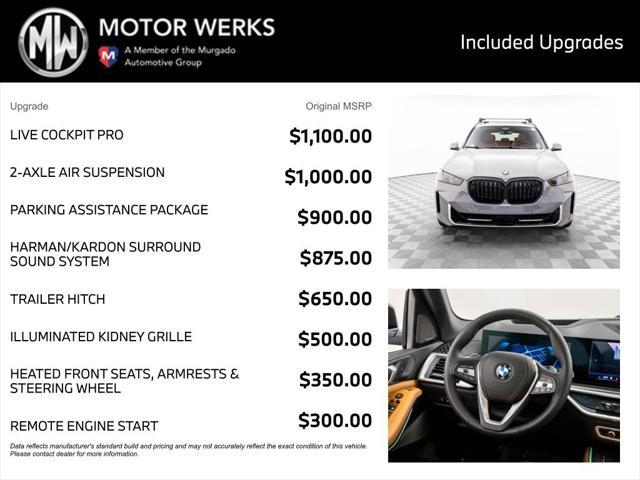 new 2025 BMW X5 car, priced at $81,075