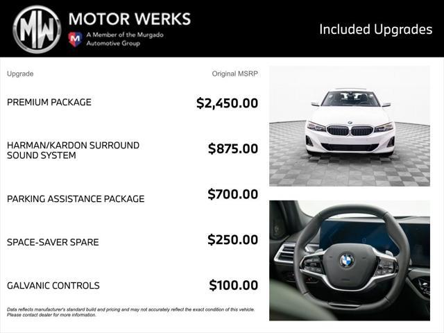 new 2025 BMW 330 car, priced at $53,450