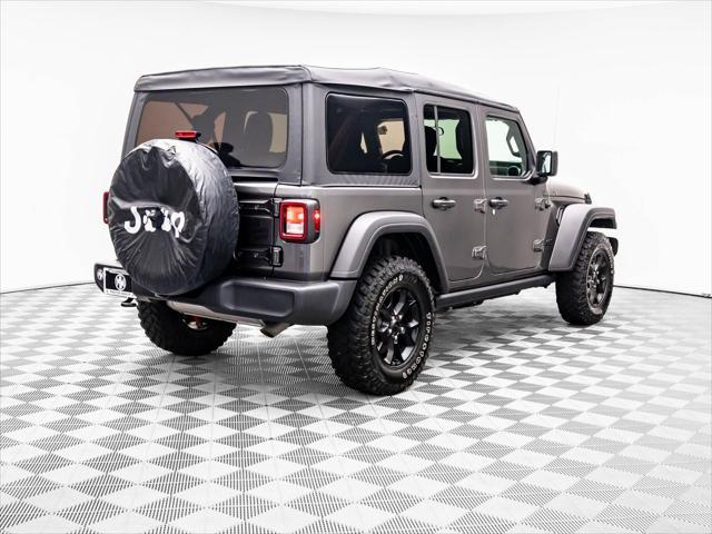 used 2021 Jeep Wrangler Unlimited car, priced at $29,900