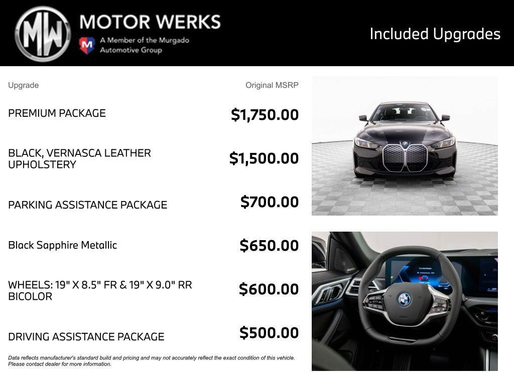 new 2025 BMW i4 Gran Coupe car, priced at $69,765