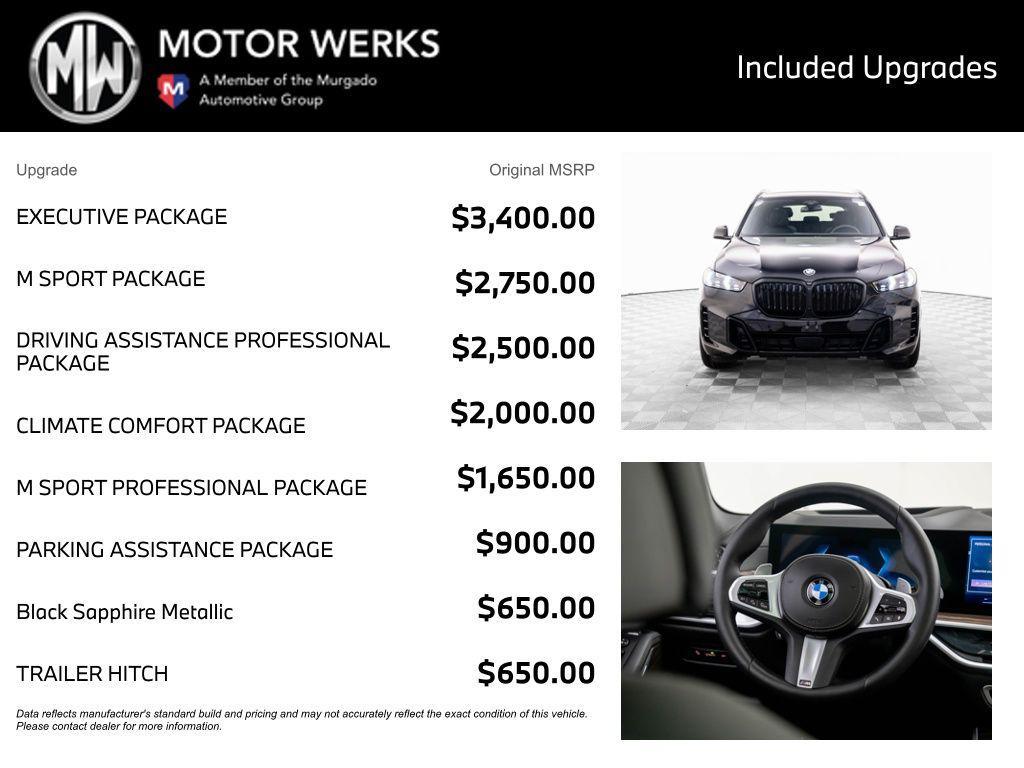 new 2026 BMW X5 car, priced at $86,570