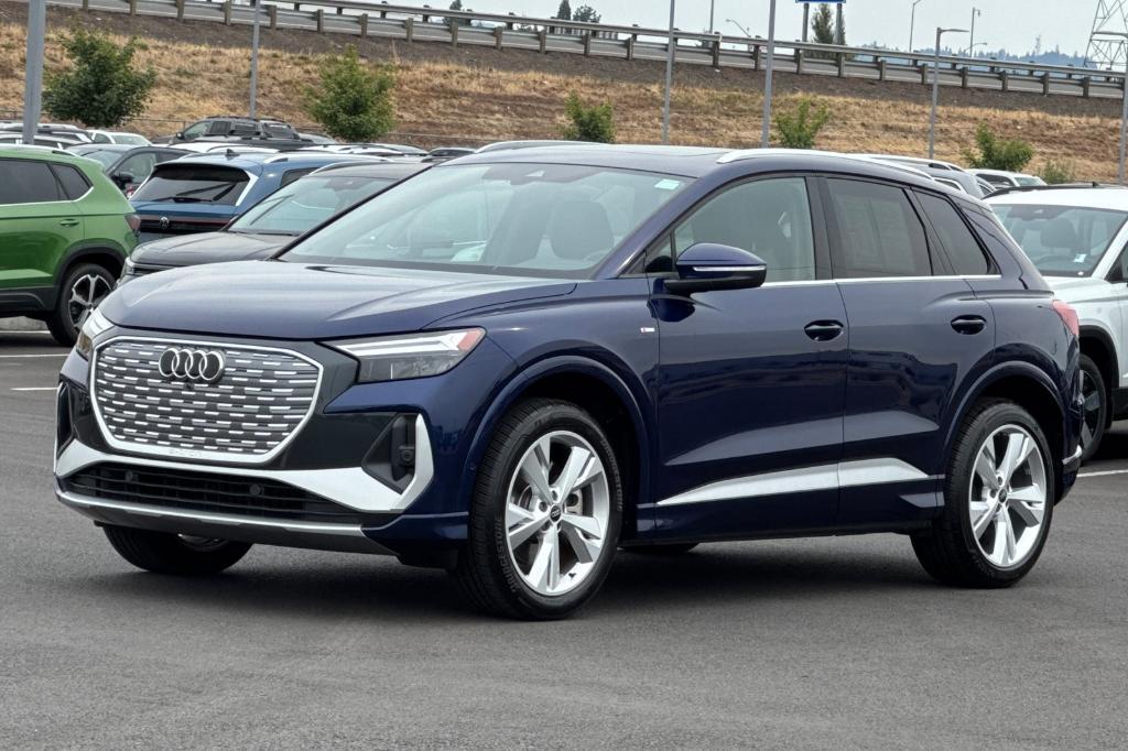 used 2023 Audi Q4 e-tron car, priced at $27,957