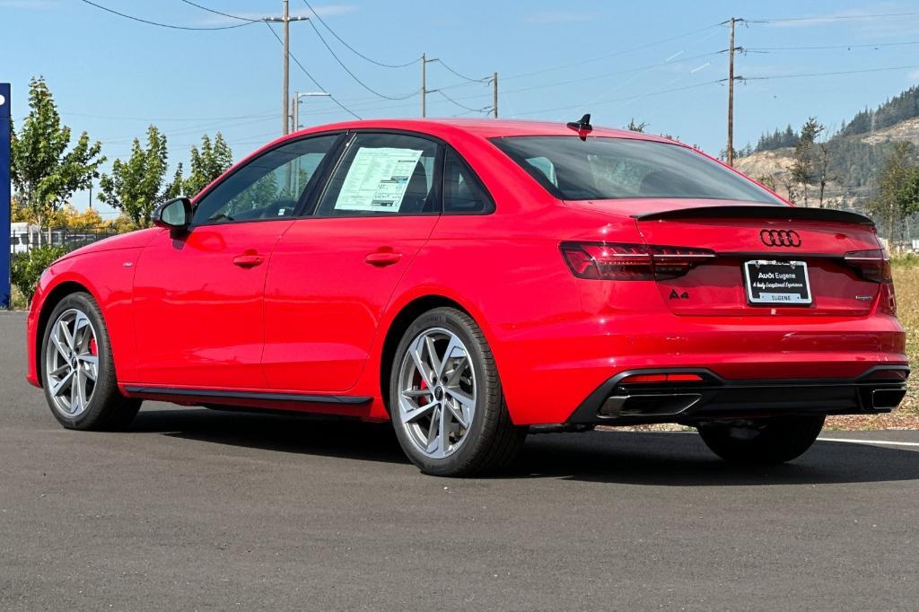 new 2024 Audi A4 car, priced at $50,680