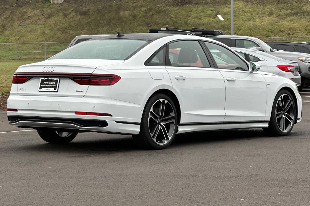 new 2025 Audi A8 car, priced at $93,525