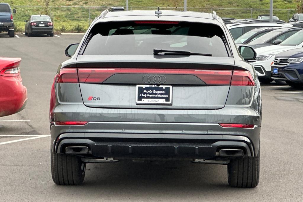 new 2025 Audi Q8 car, priced at $80,555