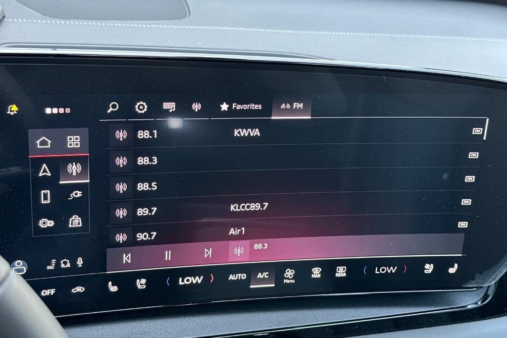 new 2025 Audi Q6 e-tron car, priced at $75,820