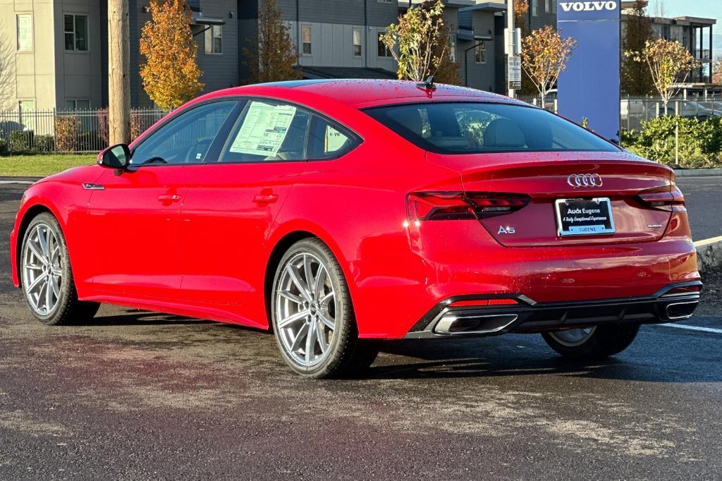 new 2025 Audi A5 Sportback car, priced at $46,450