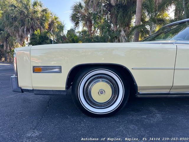 used 1978 Cadillac Eldorado car, priced at $31,900