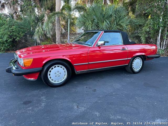 used 1987 Mercedes-Benz SL-Class car, priced at $22,900