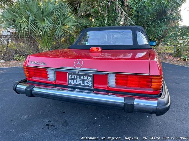 used 1987 Mercedes-Benz SL-Class car, priced at $22,900