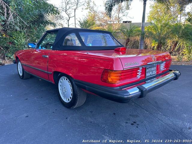 used 1987 Mercedes-Benz SL-Class car, priced at $22,900