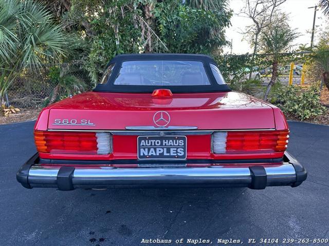 used 1987 Mercedes-Benz SL-Class car, priced at $22,900