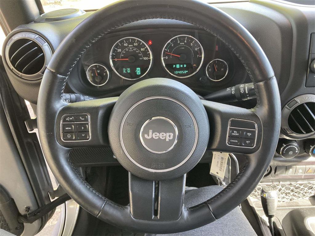 used 2015 Jeep Wrangler Unlimited car, priced at $15,500