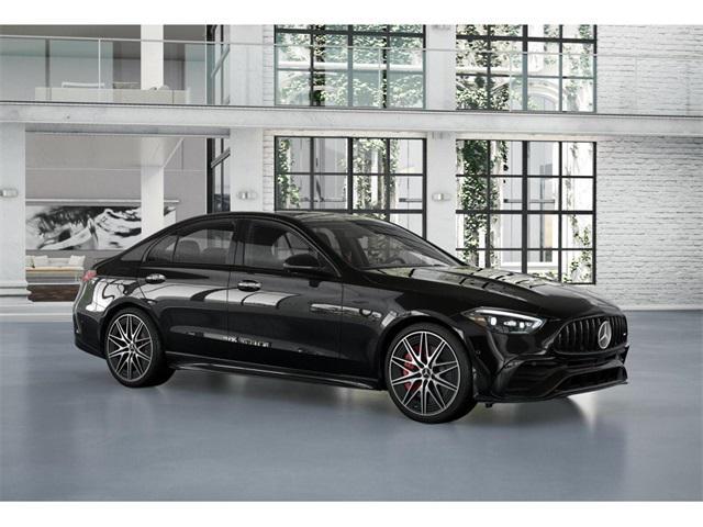 new 2024 Mercedes-Benz AMG C 43 car, priced at $80,785