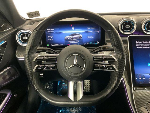 used 2022 Mercedes-Benz C-Class car, priced at $37,500