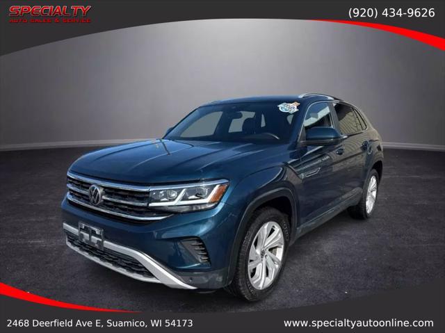 used 2021 Volkswagen Atlas Cross Sport car, priced at $22,000