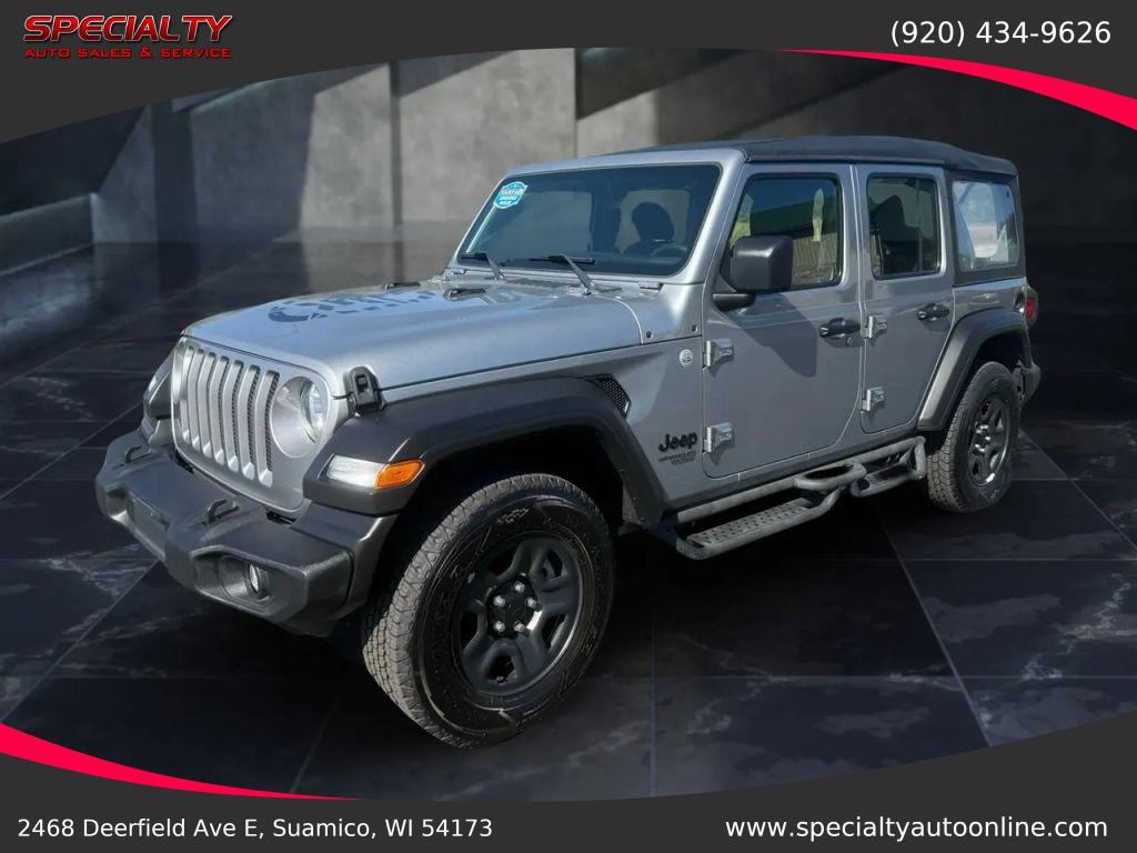 used 2021 Jeep Wrangler Unlimited car, priced at $25,000
