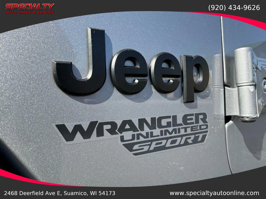 used 2021 Jeep Wrangler Unlimited car, priced at $25,000