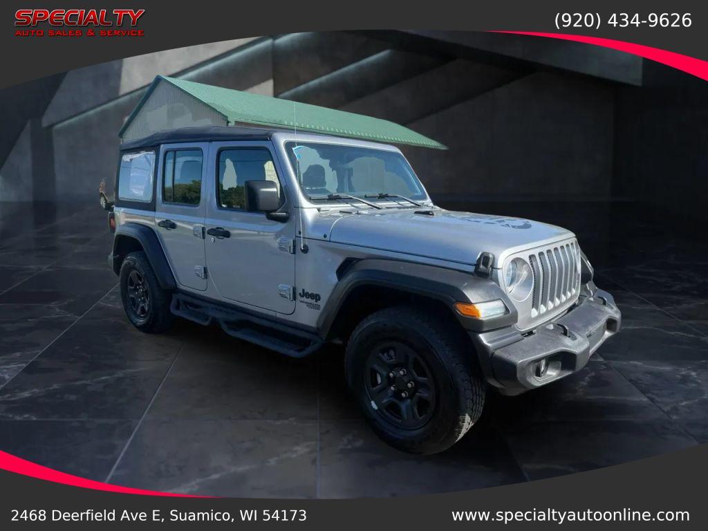 used 2021 Jeep Wrangler Unlimited car, priced at $25,000