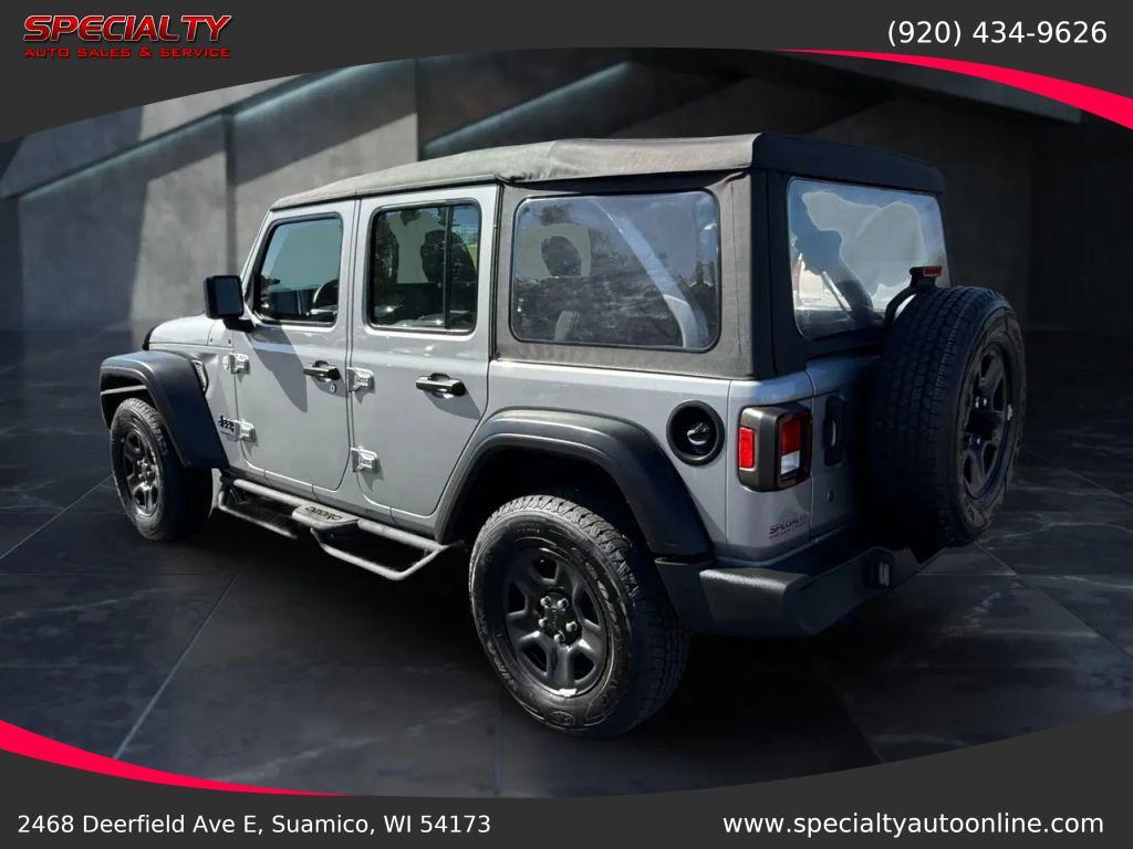 used 2021 Jeep Wrangler Unlimited car, priced at $25,000