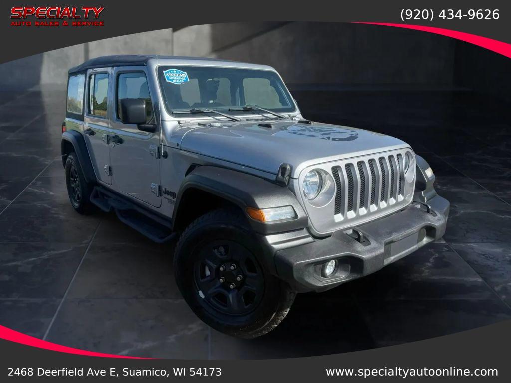 used 2021 Jeep Wrangler Unlimited car, priced at $25,000