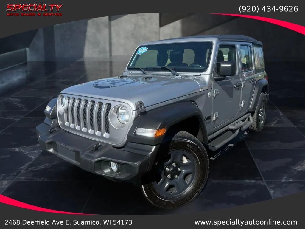 used 2021 Jeep Wrangler Unlimited car, priced at $25,000