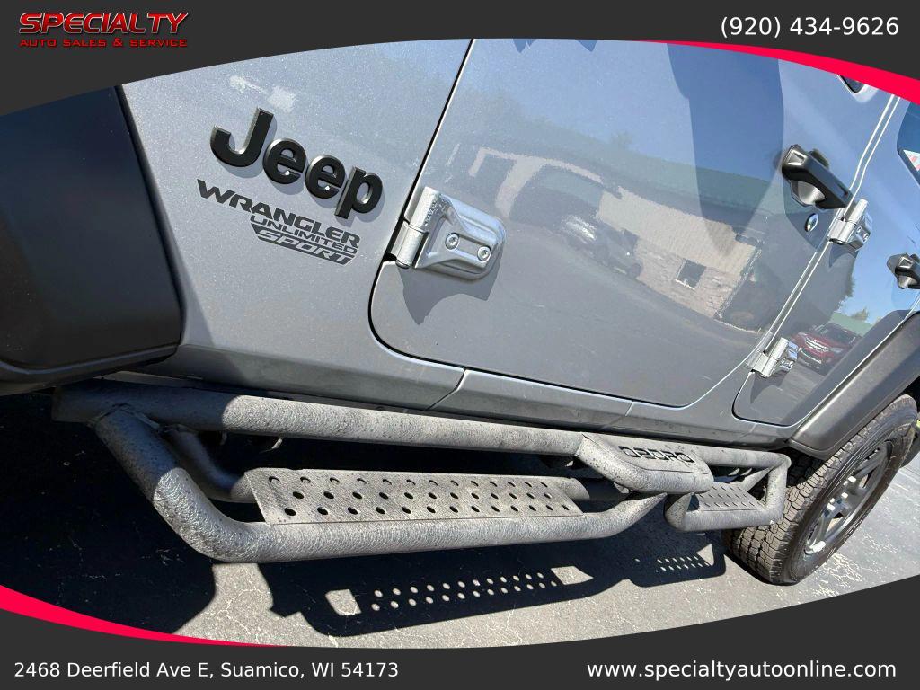 used 2021 Jeep Wrangler Unlimited car, priced at $25,000