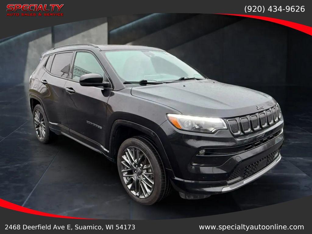 used 2022 Jeep Compass car, priced at $18,400