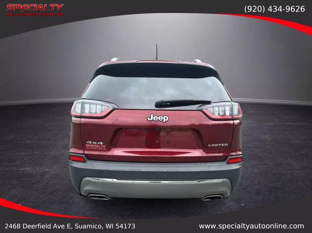 used 2019 Jeep Cherokee car, priced at $15,000