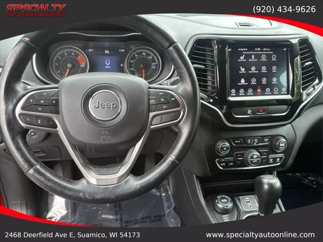 used 2019 Jeep Cherokee car, priced at $15,000