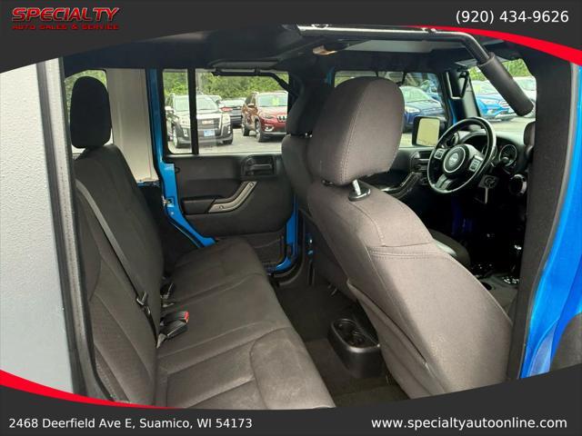 used 2015 Jeep Wrangler Unlimited car, priced at $18,500