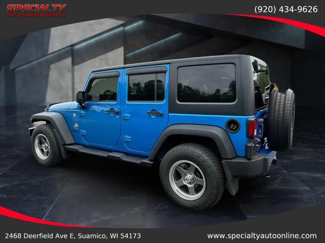 used 2015 Jeep Wrangler Unlimited car, priced at $18,500