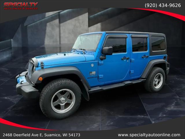 used 2015 Jeep Wrangler Unlimited car, priced at $18,500