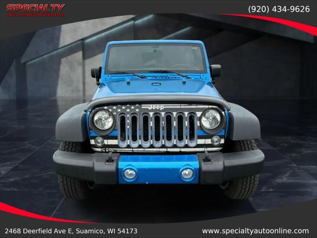 used 2015 Jeep Wrangler Unlimited car, priced at $18,500