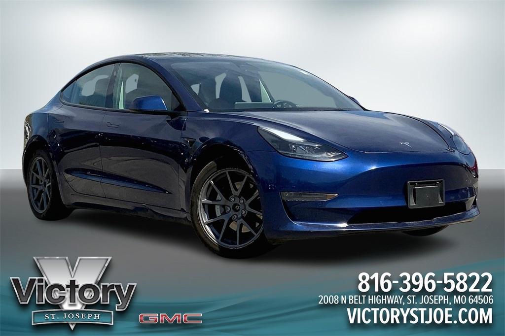 used 2022 Tesla Model 3 car, priced at $21,390