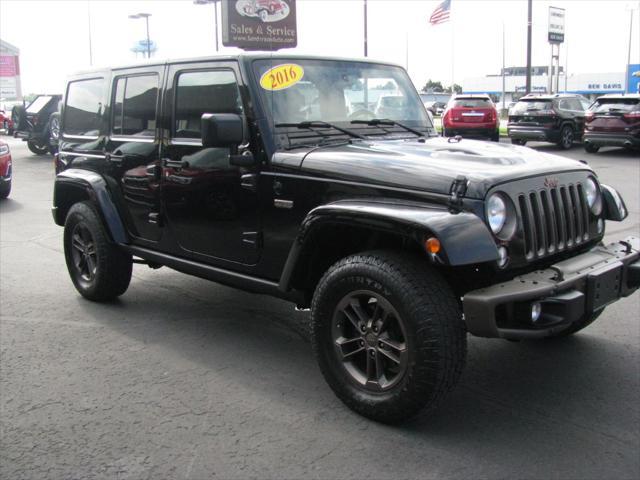 used 2016 Jeep Wrangler Unlimited car, priced at $20,900