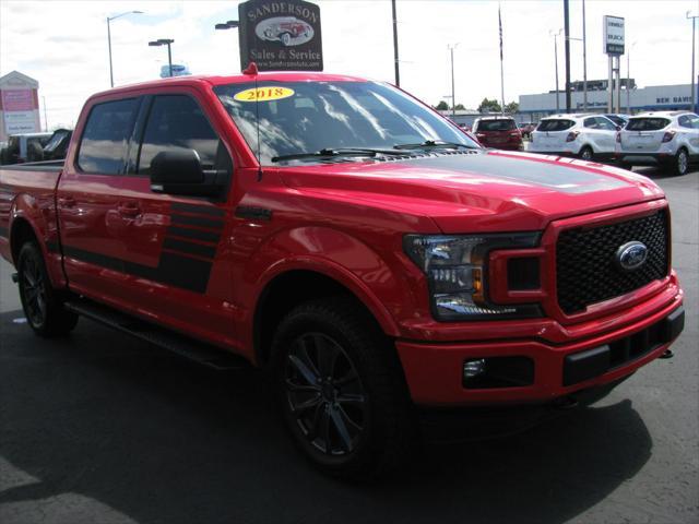 used 2018 Ford F-150 car, priced at $23,700