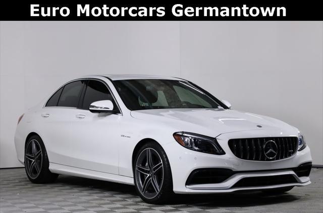 used 2020 Mercedes-Benz AMG C 63 car, priced at $53,997