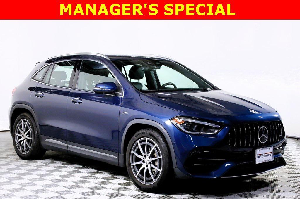 used 2021 Mercedes-Benz AMG GLA 35 car, priced at $32,838