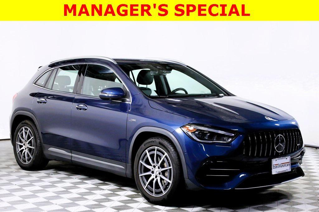 used 2021 Mercedes-Benz AMG GLA 35 car, priced at $33,988