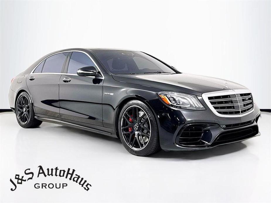 used 2020 Mercedes-Benz AMG S 63 car, priced at $79,995