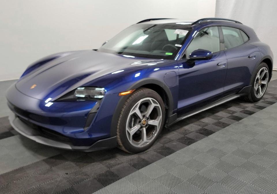 used 2021 Porsche Taycan Cross Turismo car, priced at $77,995